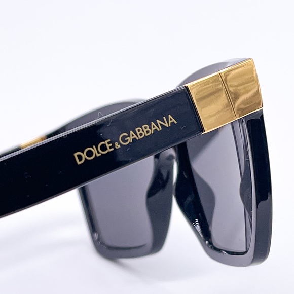 NEW DG6165 501/87 WOMEN’S SUNGLASSES DOLCE&GABBANA DG 6165 BLACK - Picture 6 of 11